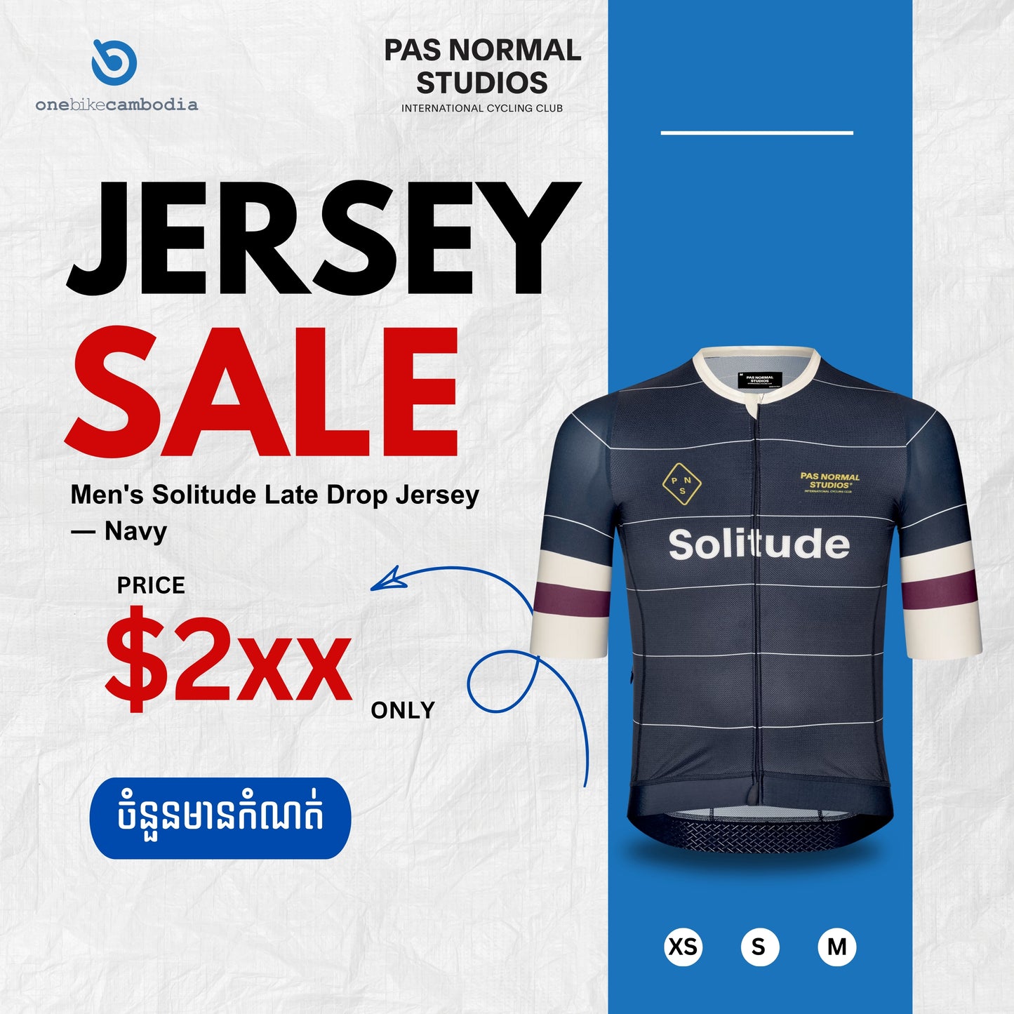 PNS Solitude Late Drop Men's Jersey Navy
